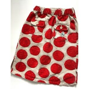 EUC Jellymallow Red Polka Dot Skirt 4/5y